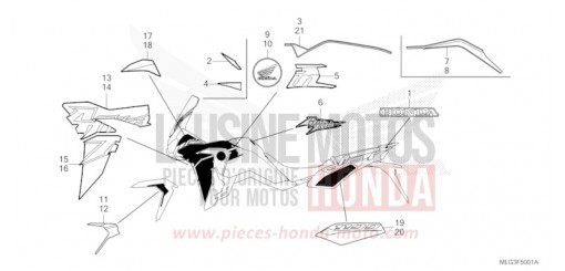 MARQUE/RAYURE (2) CRF1100AN de 2022